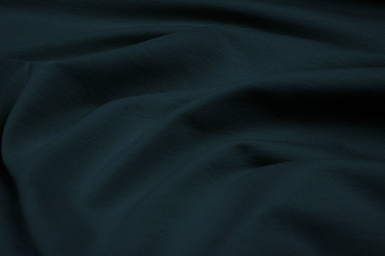 Oeko-Tex®  French Terry Donker petrol