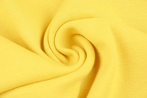 Strickbündchen Gelb