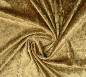 Velours de Panne Donker Goud