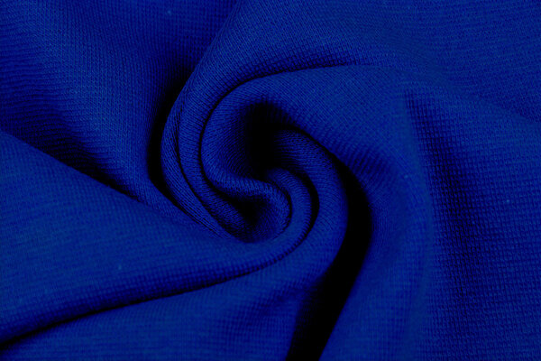 Tejido de Puño Azul Cobalto