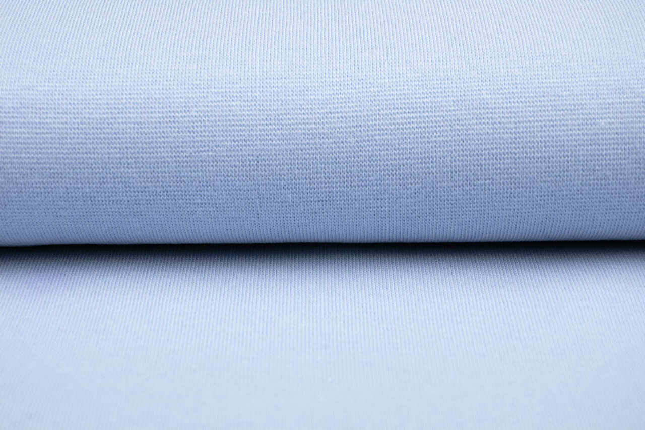 Strickbündchen Hellblau