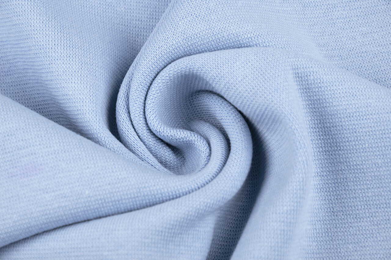 Strickbündchen Hellblau