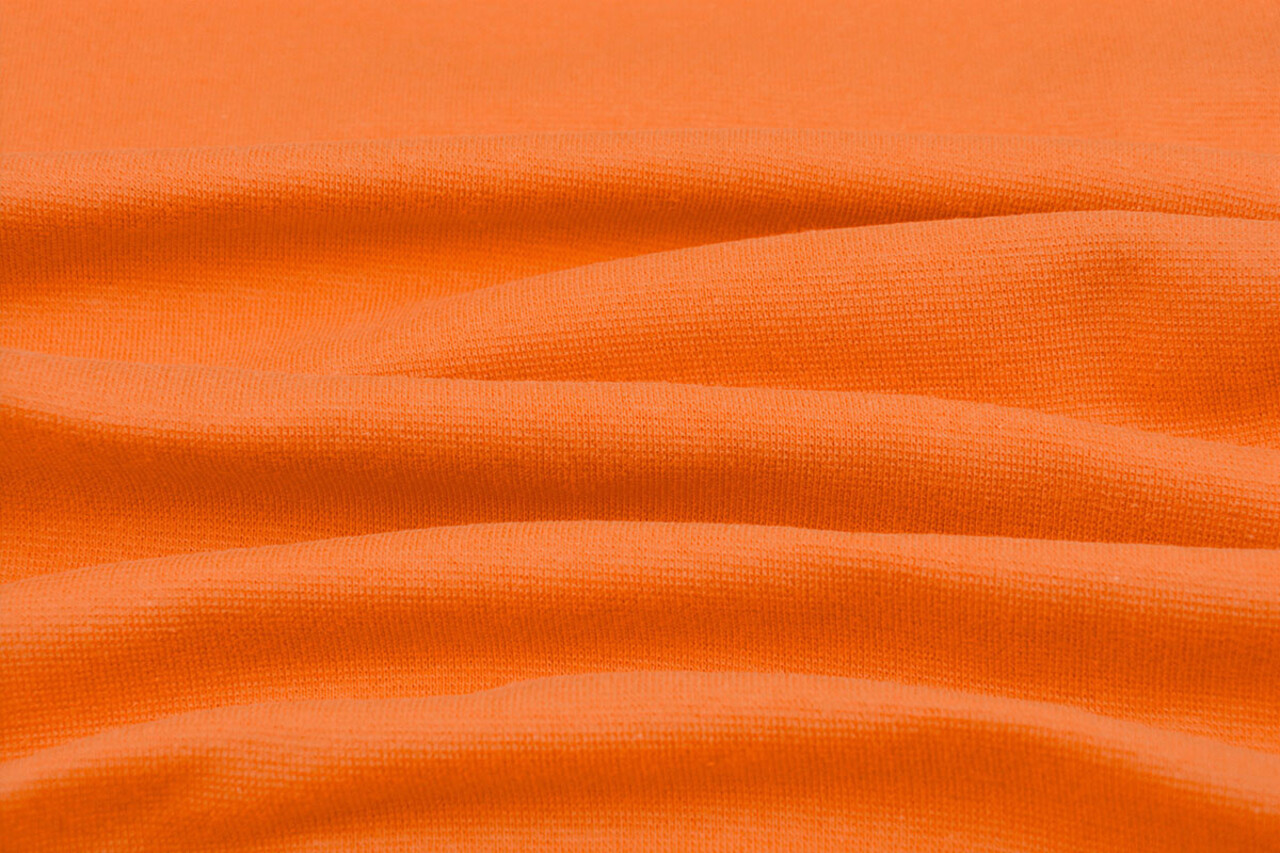 Strickbündchen Orange