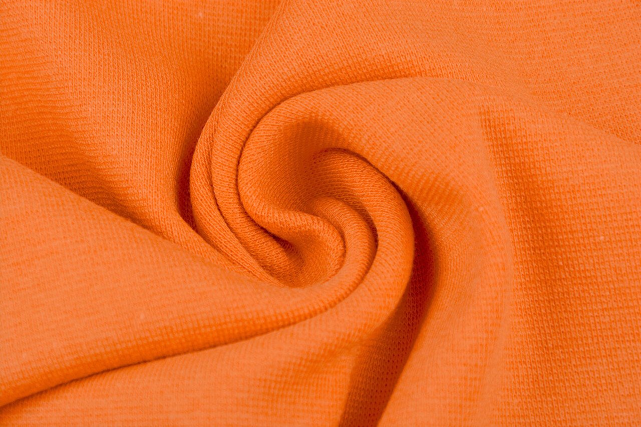 Strickbündchen Orange