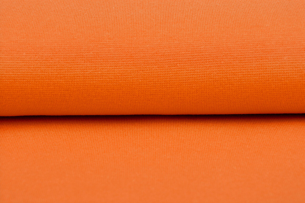 Strickbündchen Orange