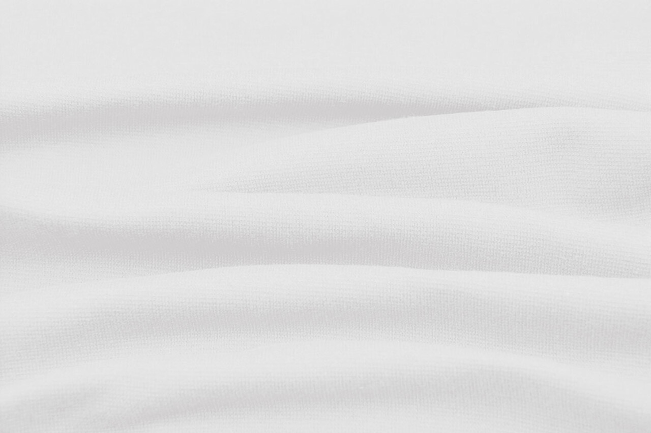 Strickbündchen Weiß