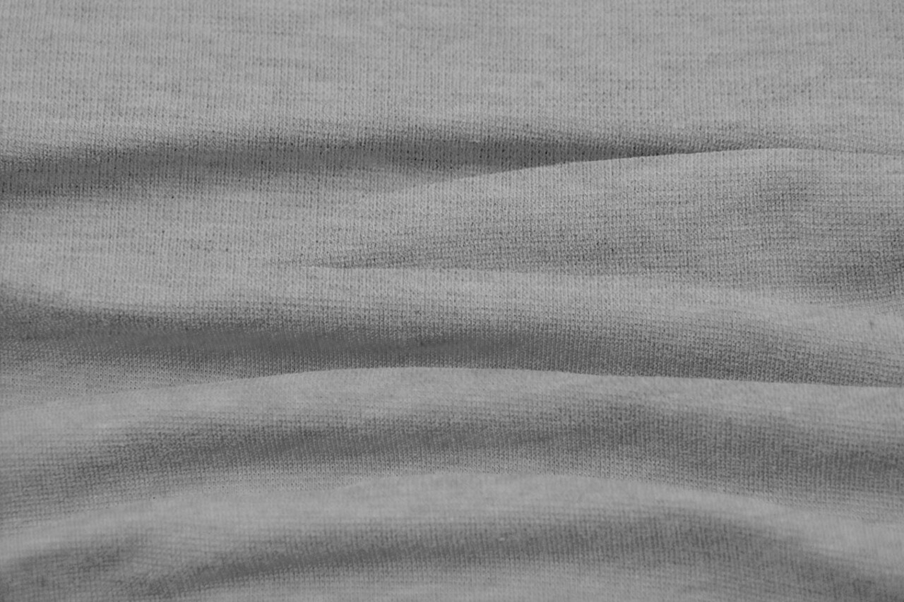 Strickbündchen Hellgrau Meliert