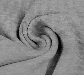 Cuff fabric Light grey melange