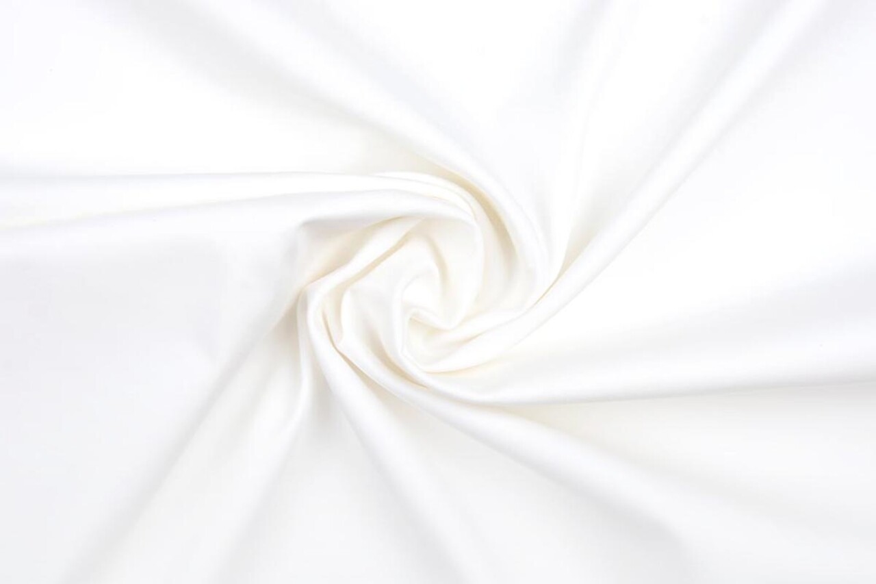 Grobe Stretch-Baumwolle, ungebleicht, Off-White