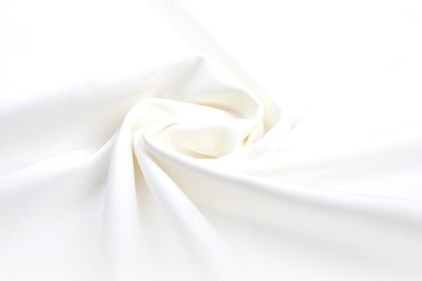Grobe Stretch-Baumwolle, ungebleicht, Off-White