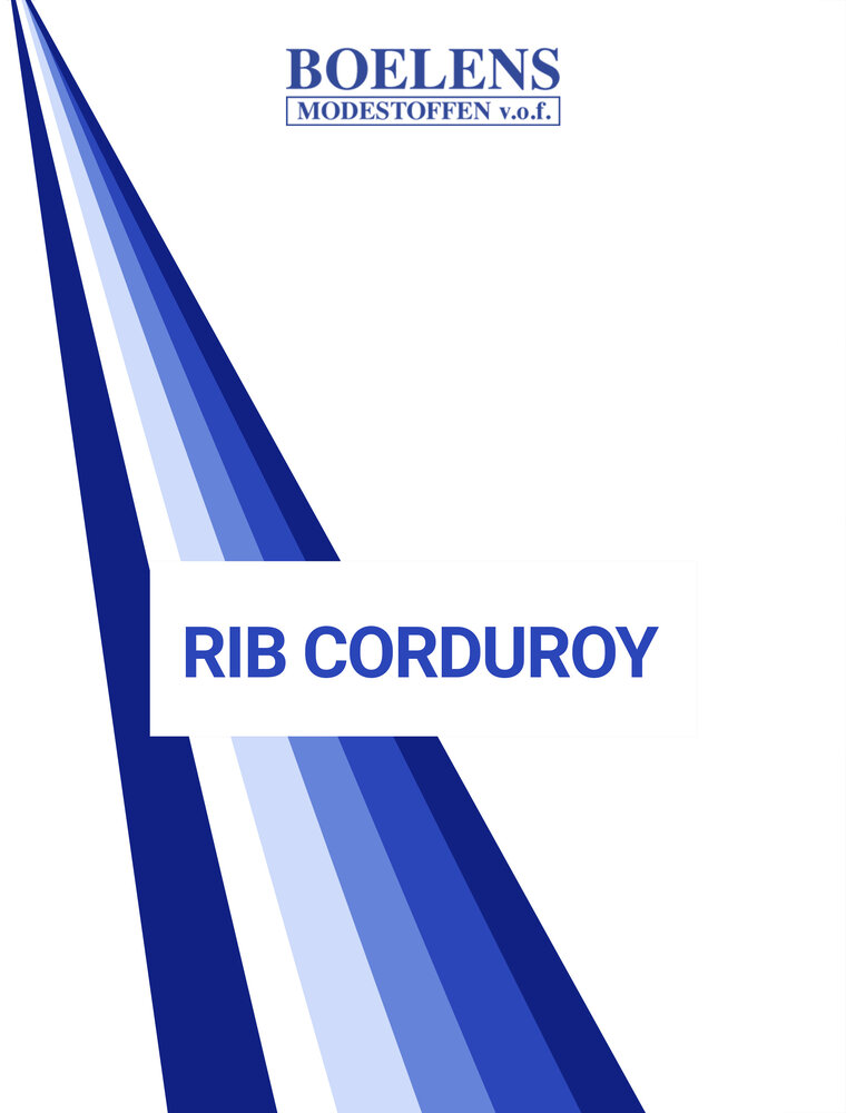 Stalenkaart Rib Corduroy 16 W