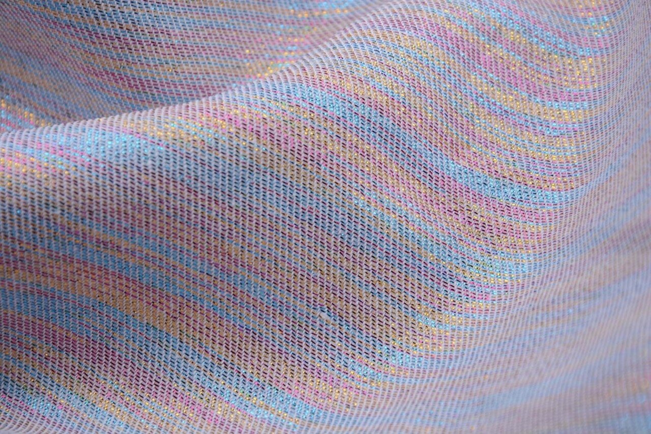 Jacquard Lurex Bengaline Multi Color