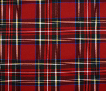 Scottish Checks Big Stretch Red