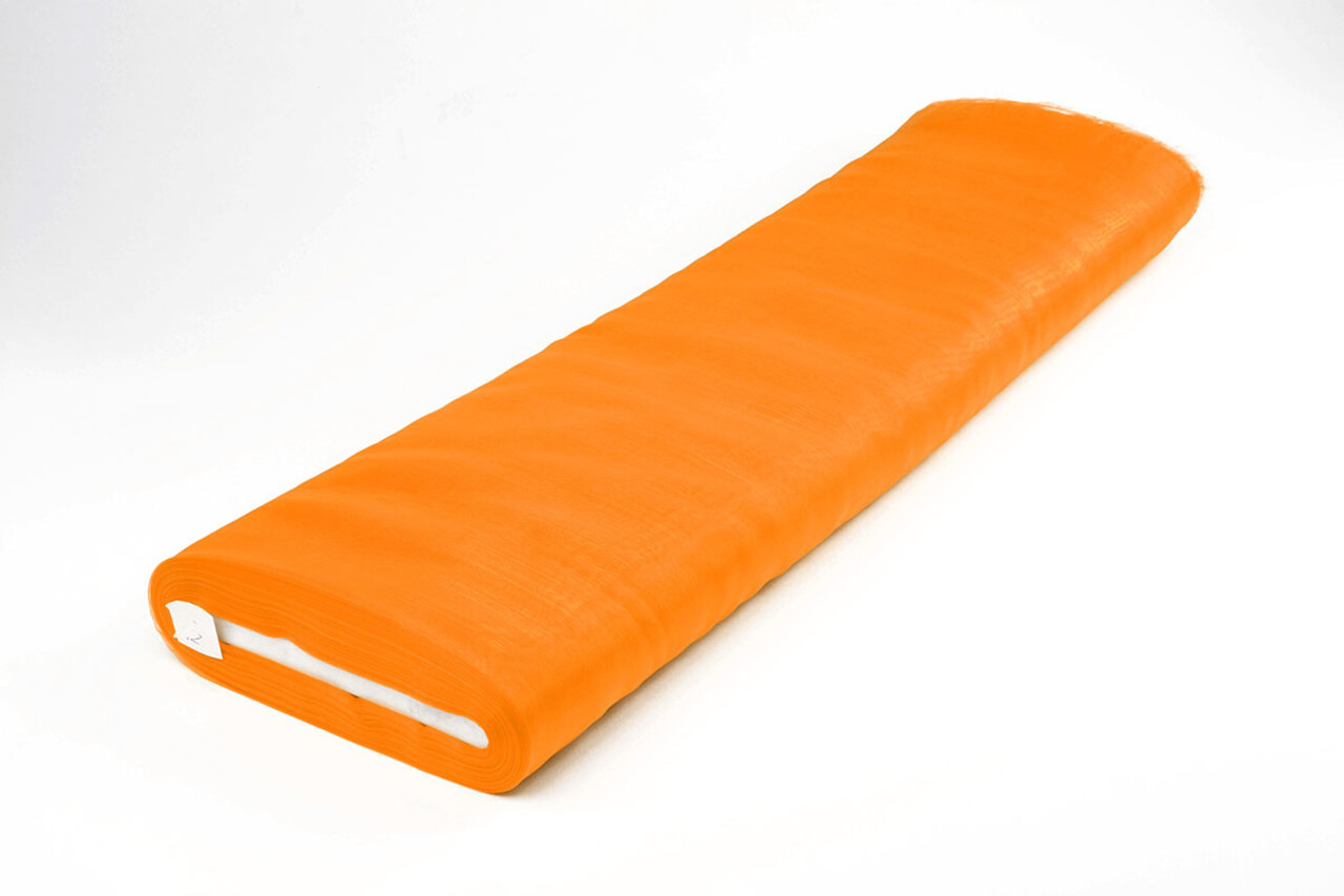 Organza Stoff Orange Organza Stoff Orange