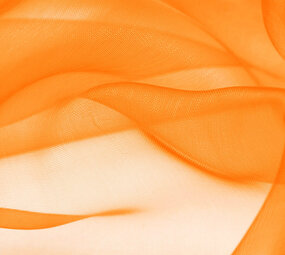 Organza Stoff Orange Organza Stoff Orange
