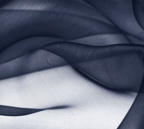 Organza Stoff Marine Organza Stoff Marine