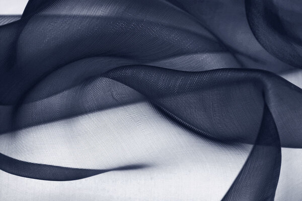 Organza Azul Marino