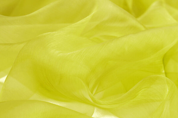 Organza Lima Oscuro Organza Lima Oscuro