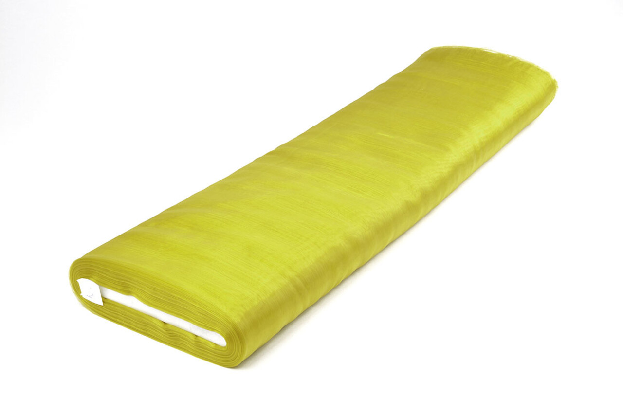 Organza Stoff Dunkel Limette Organza Stoff Dunkel Limette