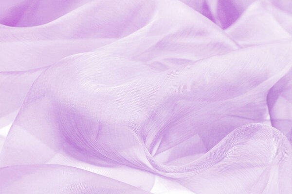 Organza Stoff hell Flieder