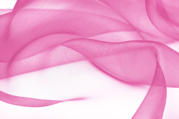 Organza Stoff Fuchsia
