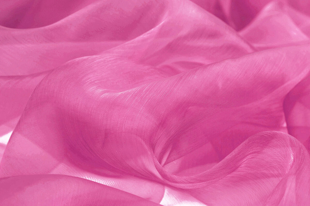 Organza Stoff Fuchsia