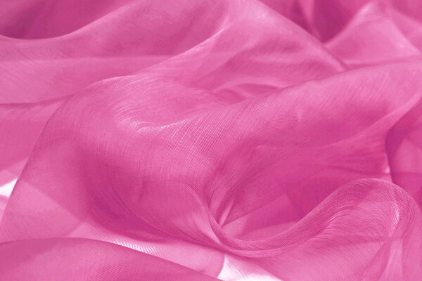 Organza Stoff Fuchsia