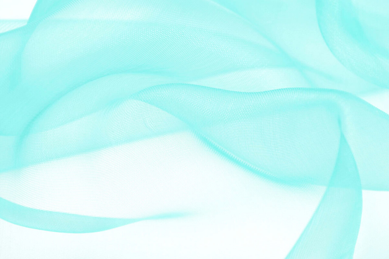 Organza Licht Aqua