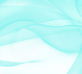 Organza Licht Aqua