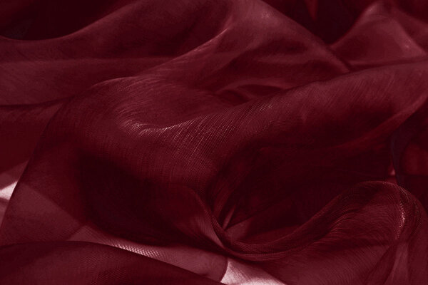 Organza Rosso Scuro Organza Rosso Scuro