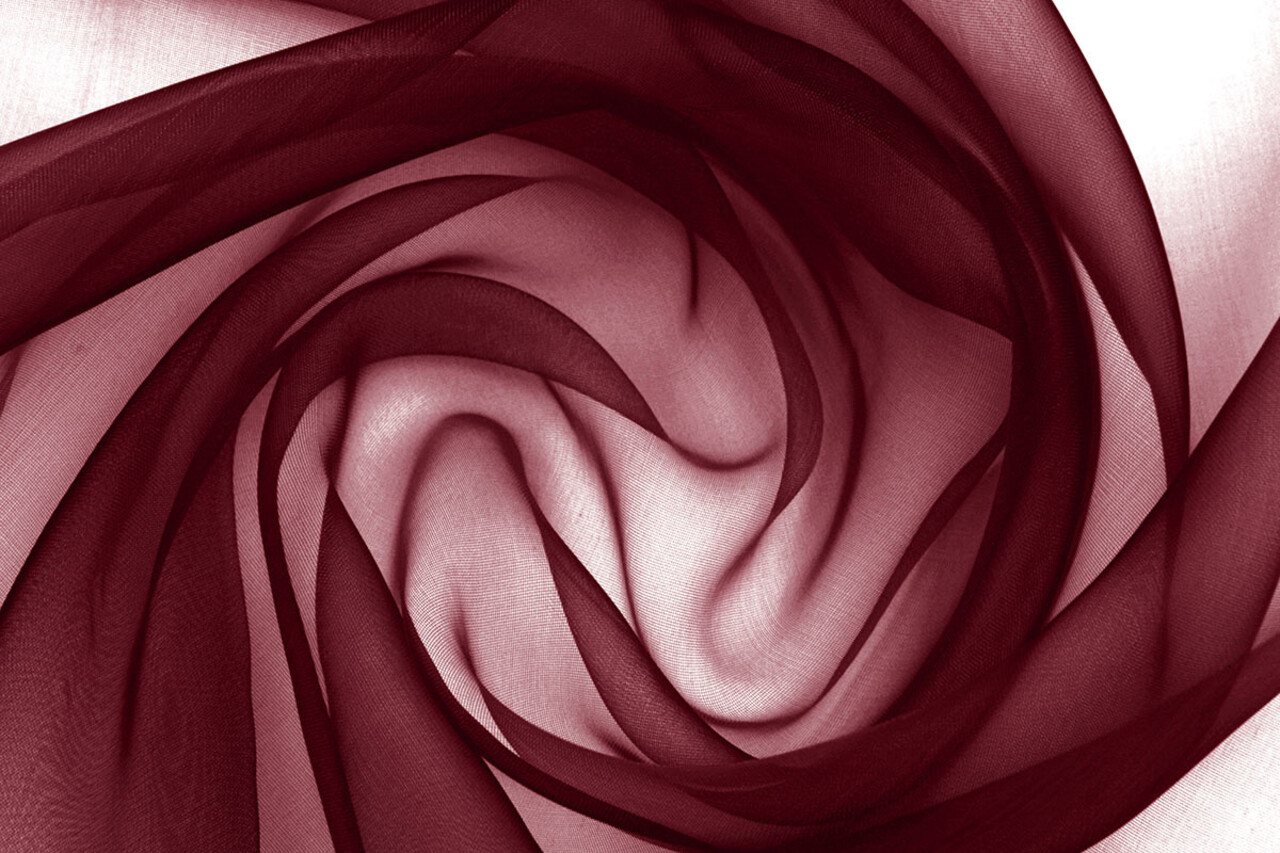 Organza Rojo Oscuro Organza Rojo Oscuro