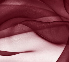 Organza Rojo Oscuro Organza Rojo Oscuro