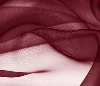 Organza Donker rood