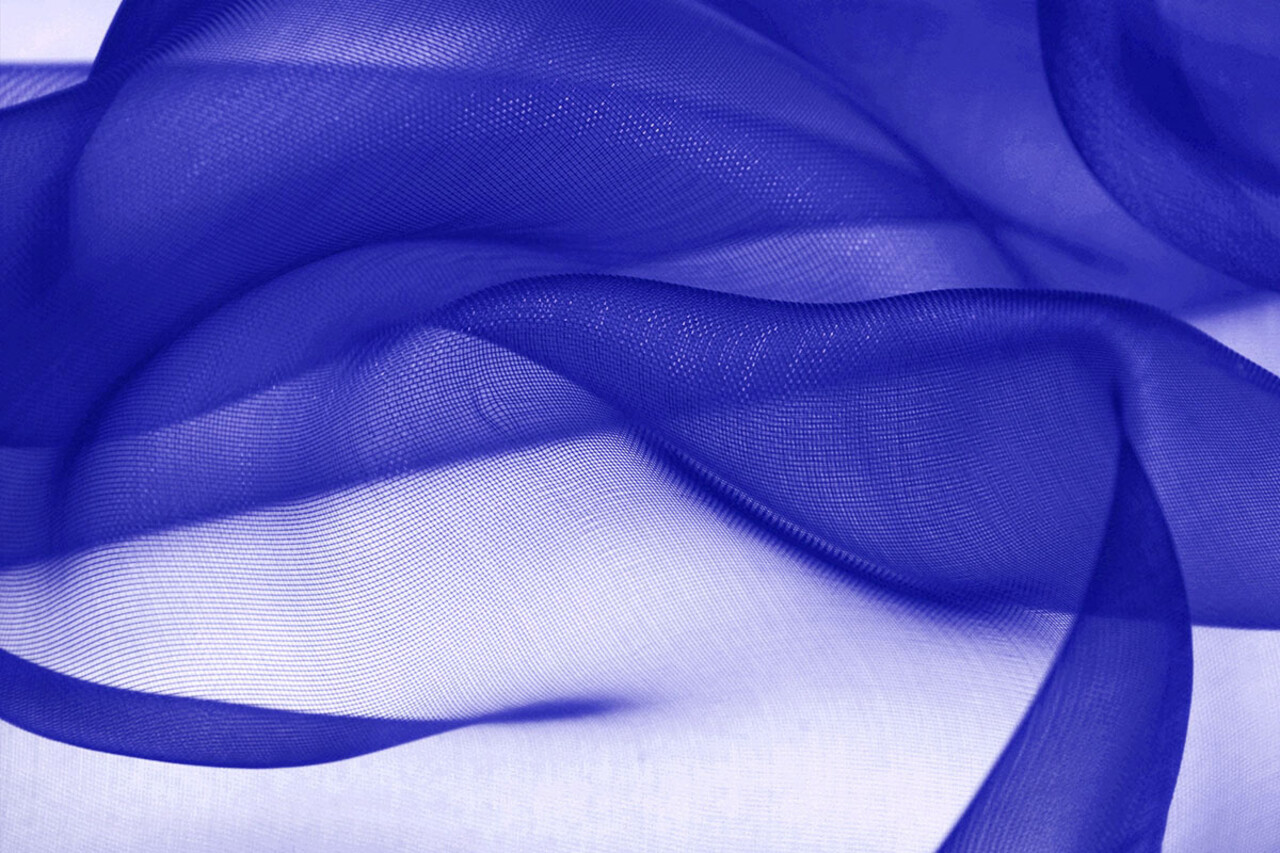 Organza Azul Cobalto
