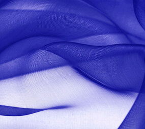 Organza Cobalt Blue