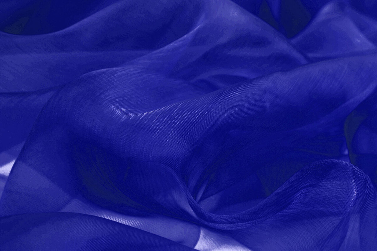 Organza Azul Cobalto