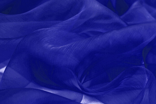 Organza Azul Cobalto