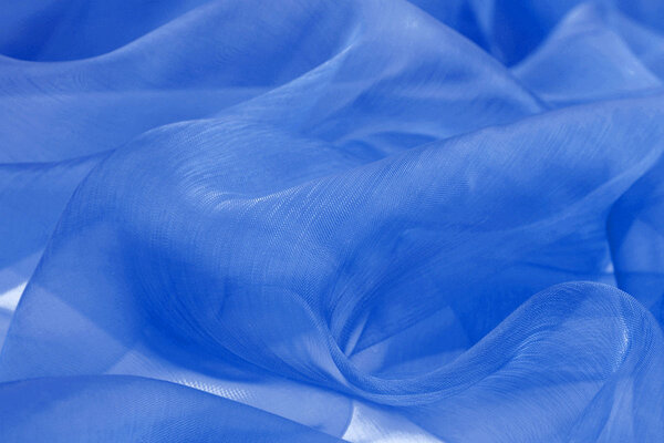 Organza Azul Real
