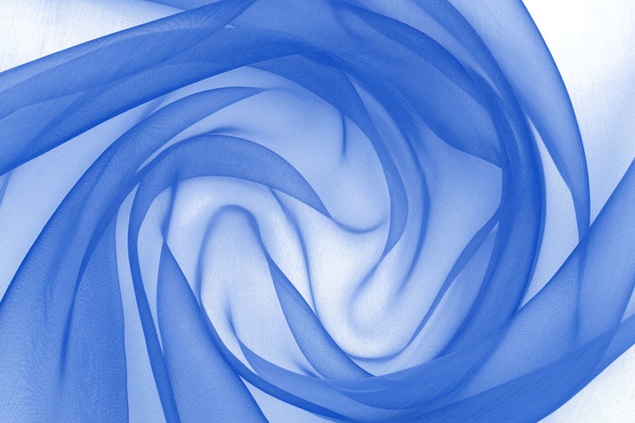 Organza Stoff Königs Blau Organza Stoff Königs Blau