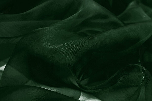 Organza Verde Oscuro