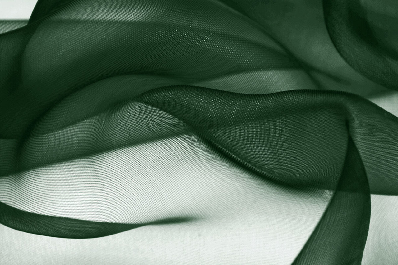 Organza Dunkelgrün