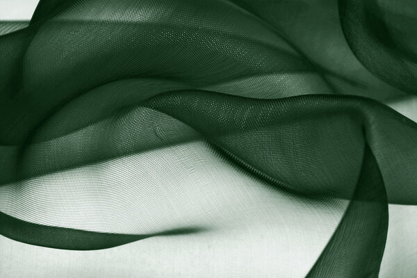Organza Dunkelgrün