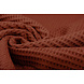 Oeko-Tex® Nid d’Abeille Coton Brique Rouille Oeko-Tex® Nid d’Abeille Coton Brique Rouille