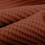 Oeko-Tex® Nid d’Abeille Coton Brique Rouille Oeko-Tex® Nid d’Abeille Coton Brique Rouille