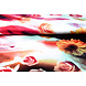 100% Viscosa Digitale Stampa Gerbera e Rose Rosso 100% Viscosa Digitale Stampa Gerbera e Rose Rosso