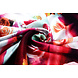 100% Viscosa Digitale Stampa Gerbera e Rose Rosso 100% Viscosa Digitale Stampa Gerbera e Rose Rosso
