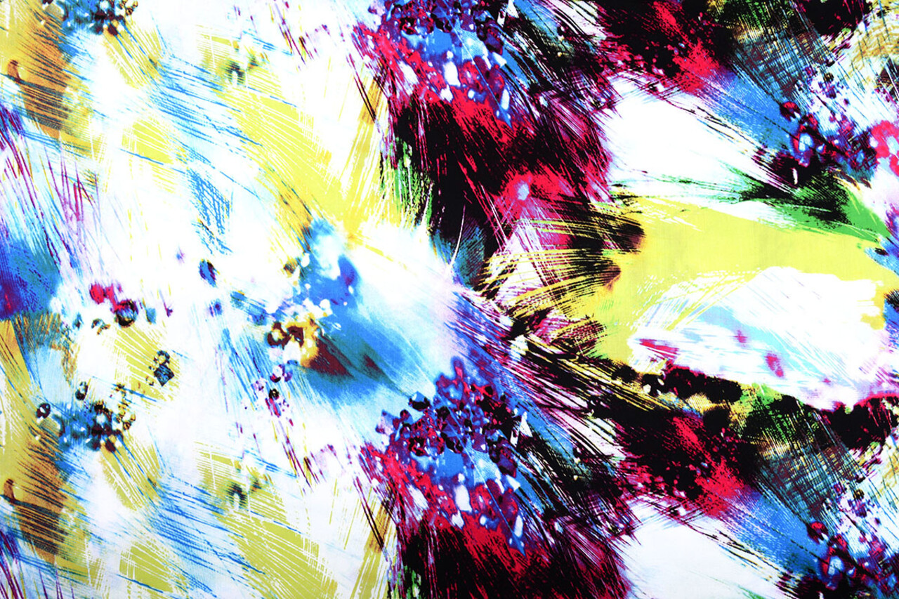 100% Viskose Digital Printed Arti Limette 100% Viskose Digital Printed Arti Limette