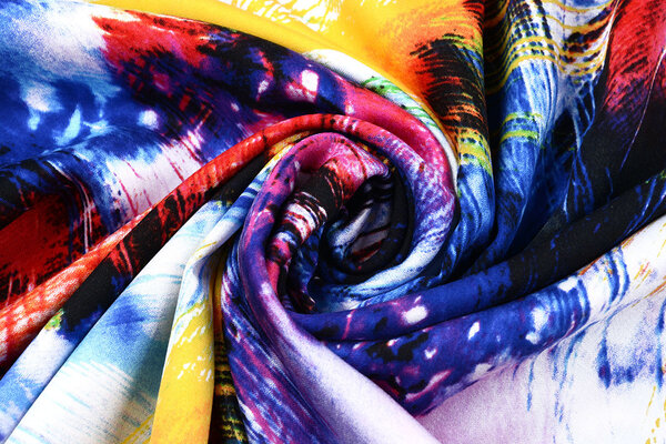 100% Viscose Digitaal Print Arti Geel 100% Viscose Digitaal Print Arti Geel
