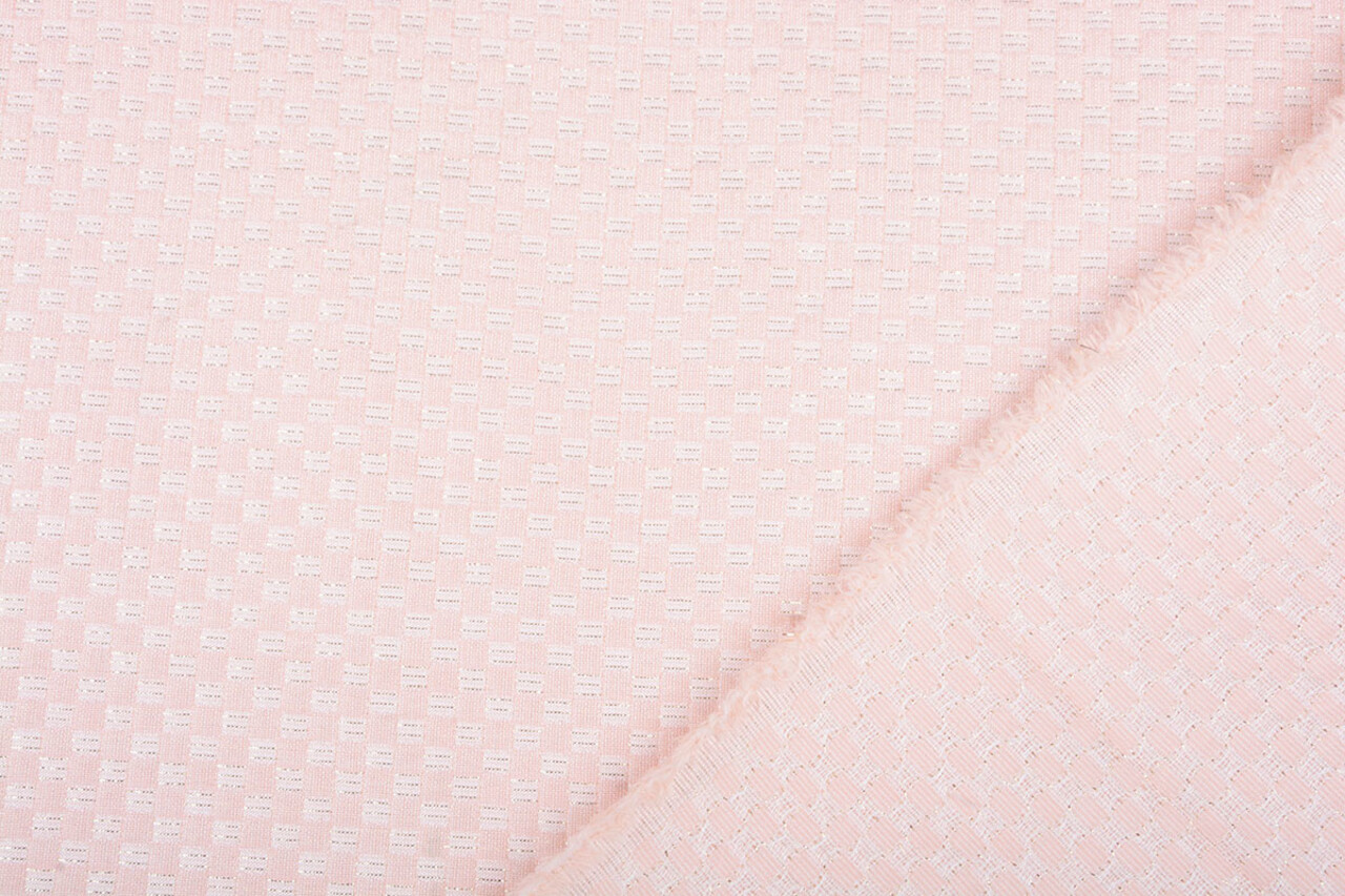 Lurex Emboss Pastello Rosa Lurex Emboss Pastello Rosa