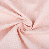 Lurex Emboss Pastel Rose